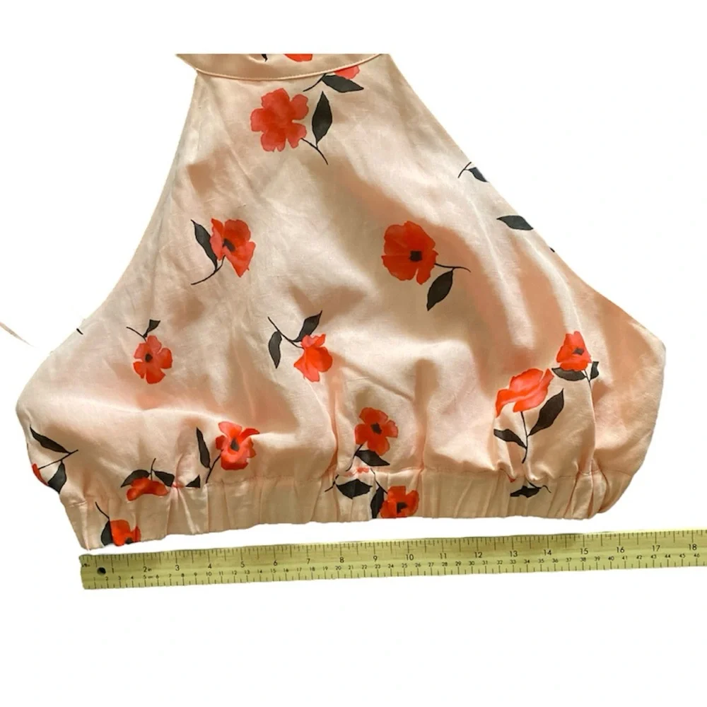 Zara Linen Blend Floral Print Top - Picture 5 of 7